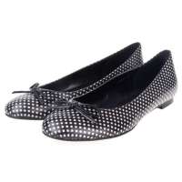 ST.CHIC琪珂女式PU平跟单鞋B29A43901M-230(黑/白/230)