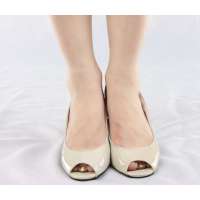 ST.CHIC琪珂羊漆皮鱼嘴高跟凉鞋B29C06503M-235(灰色/235)