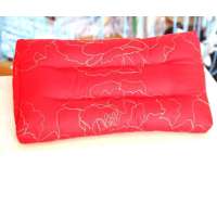 吉祥三宝健康护颈枕(红)25*45