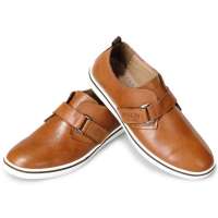 POLO VILLAE商务休闲男鞋PXBWKXCCS713浅棕(39)