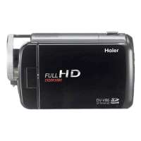 海尔高清数码摄像机DV-V86(碧玉黑)