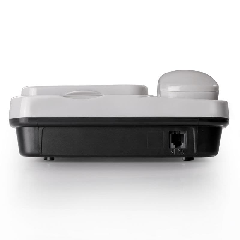 TCL HCD868(17B)电话机 TSD 有绳话机 座机 来电显示免电池免提屏幕翻转座式壁挂家用办公有绳固话(灰白)图片