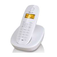 西门子(Gigaset|SIEMENS)A680系统2.4G数字电话机(玉石白)(单无绳)