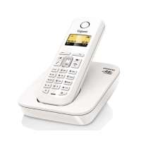 西门子(Gigaset|SIEMENS)C580系统2.4G数字电话机(珍珠白)(单无绳)