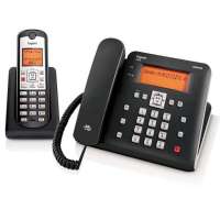 西门子(Gigaset|SIEMENS)C670 2.4G数字无绳电话机子母机(绅士黑)