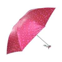 天堂牌304E花舞天际三折晴雨伞(红)