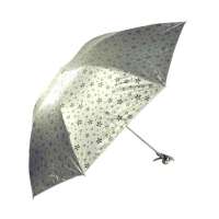 天堂牌304E花舞天际三折晴雨伞(黄)