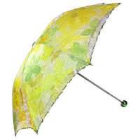 天堂牌317E锦绣花园三折晴雨伞(黄)