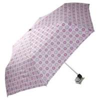 天堂牌3312E银海飘絮三折晴雨伞(粉)