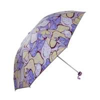 天堂牌3317花样年华三折晴雨伞(紫)