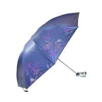 天堂牌3336E防晒达人三折晴雨伞(青)