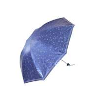 天堂牌3336E花季恋歌三折晴雨伞(青)