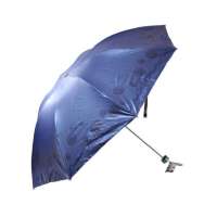 天堂牌3336E御延兰花三折晴雨伞(青)