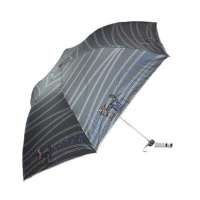 天堂牌3351E曼妙人生三折晴雨伞(银)