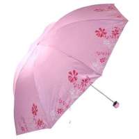 天堂牌336T银印三折晴雨伞(红)