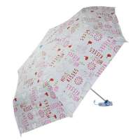 天堂牌P350BL迪士尼维尼熊亮银铅笔伞(白)