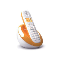 摩托罗拉 (MOTOROLA) C601C2.4G 数字 单 无绳电话机 (橙色)