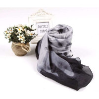 SKT限量款丝巾1010345(灰色)