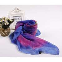 SKT限量款丝巾ZP04(蓝/红)