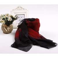 SKT限量款丝巾ZP05(黑/红)