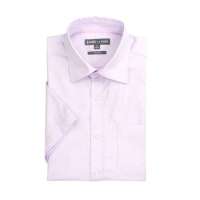 占姆士/JAMESEARL男士纯棉短袖衬衫M21X50002浅紫(180/42)