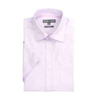 占姆士/JAMESEARL男士纯棉短袖衬衫M21X50002浅紫(180/43)