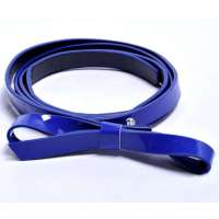 Karo Rinlan糖果蝴蝶结细长皮带B004宝蓝