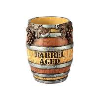 evergreen欧式树脂复古酒桶红酒架酒托