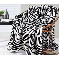 博洋家纺夏威夷印花阳光毯(黑白)150*200cm夏毯