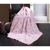 博洋家纺馨雅夏凉棉毯(粉)150*200cm夏毯棉毯
