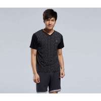 稻草人男士轻薄莫代尔短袖T恤 (黑色XL)