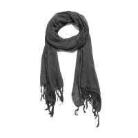 佐丹奴女装气质流苏丝滑丝巾015810290010199(暴风灰色)