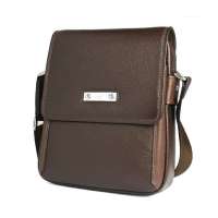 七匹狼男士肩包1A10066(红棕色)