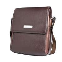 七匹狼男士肩包1A10067(红棕色)