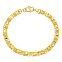 翠绿首饰千足黄金手链-爱的传递