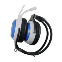 ECHOTECH(丹麦意高)头戴式折叠耳麦XC-2011(蓝白色)