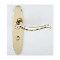 多灵Baroque铜锌合金执手锁195H658-PVD