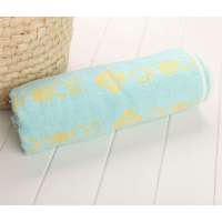 洁丽雅纯棉强吸水特柔浴巾8693(蓝)