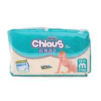 雀氏超薄透气小包装婴儿纸尿裤M12片/QK0812-M