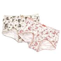 爱莎莫代儿印花女平角裤(中腰型)33092(M)