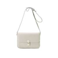 DUDU牛皮斜挎包DUD1134A(米)