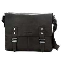 戈尔本牛皮公文包GBD1124C(黑)