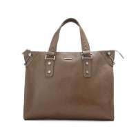 戈尔本牛皮手提/斜挎两用包GBD1128A(棕)