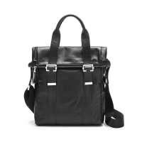 戈尔本牛皮公文包GBD1001B(黑)