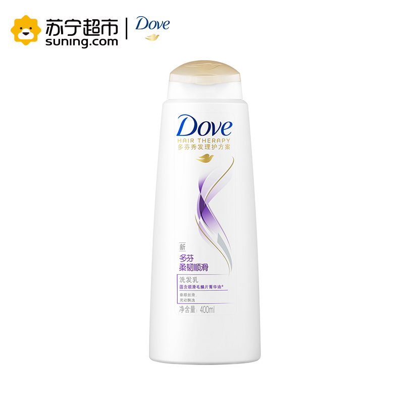 多芬(Dove)柔韧顺滑洗发乳400ml[联合利华]高清大图