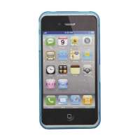 MOMAX坚韧保护壳iPhone 4特惠装(透明+蓝色)