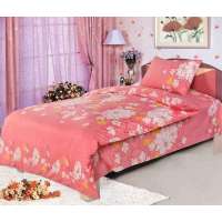 红富士 EN3 风尚系列床单三件套 丝路 红