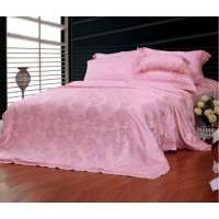 吉祥三宝高级提花晨放四件套200*230