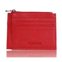 缤果七彩牛皮卡片零钱包BG-AM097-1T