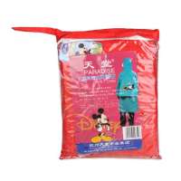 天堂牌D008儿童雨衣(红)L号